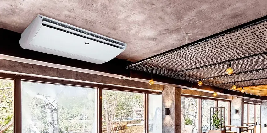 Ar-condicionado Piso-Teto em ambiente interno